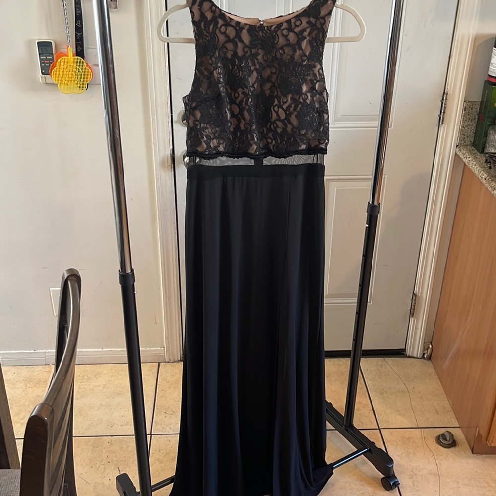Beautiful black slit dress